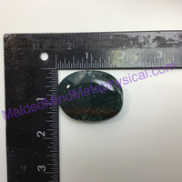 MeldedMind279 Bloodstone Palm Smooth Worry Stone 46mm Metaphysical Energy Crysta