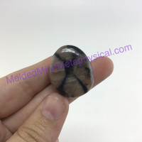 MeldedMind157 Chiastolite Pocket Stone 26mm Tumbled Specimen Metaphysical