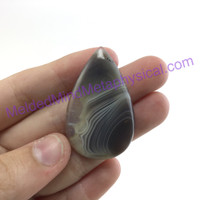 MeldedMind216 Botswana Agate Cabochon 1.61in 41mm Teardrop Jewelry Artist Supply