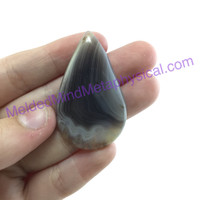 MeldedMind236 Botswana Agate Cabochon 1.77in 45mm Teardrop Jewelry Artist Supply