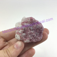 MeldedMind218 Pink Tourmaline in Matrix Specimen 46mm Mineral Crystal Metaphysic