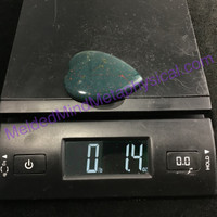 MeldedMind Bloodstone Heart Thumb Palm Smooth Worry 2.20in 56mm Metaphysical 307