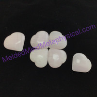 MeldedMind279 ONE(1) Large Fluorescent Pink Mangano Calcite Heart Stone 67-73mm 