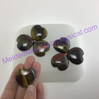 MeldedMind308 ONE(1) Small Tiger Iron Puffed Heart 28-29mm Love Metaphysical Ene