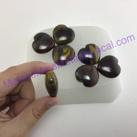 MeldedMind308 ONE(1) Small Tiger Iron Puffed Heart 28-29mm Love Metaphysical Ene