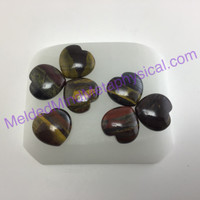 MeldedMind308 ONE(1) Small Tiger Iron Puffed Heart 28-29mm Love Metaphysical Ene