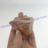 MeldedMind Honey Calcite Specimen 3.11in Pakistan Natural Honey Crystal 002