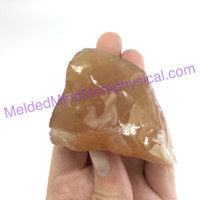 MeldedMind Honey Calcite Specimen 2.40in Pakistan Natural Honey Crystal 005