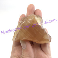MeldedMind Honey Calcite Specimen 2.40in Pakistan Natural Honey Crystal 005