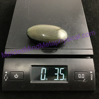 MeldedMind Rainbow Obsidian Palm Stone 2.87in 73mm Smooth Worry Metaphysical 089