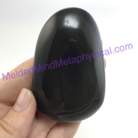 MeldedMind Rainbow Obsidian Palm Stone 2.79in 71mm Smooth Worry Metaphysical 090