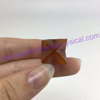 MeldedMind Carnelian Merkaba .61in Metaphysical Energizing Spiritual 030