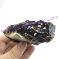 MeldedMind Chocolate Calcite Specimen 2.98in Pakistan Natural Brown Crystal 097