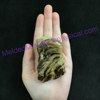 MeldedMind Chocolate Calcite Specimen 2.82in Pakistan Natural Brown Crystal 098