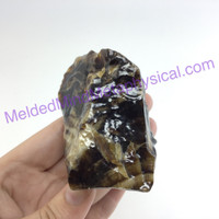 MeldedMind Chocolate Calcite Specimen 3.08in Pakistan Natural Brown Crystal 101