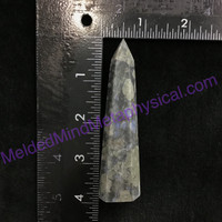 MeldedMind834 Que Sera Sera Obelisk 92mm Llanite Metaphysical Crystal Decor