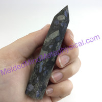 MeldedMind851 Que Sera Sera Obelisk 95mm Llanite Metaphysical Crystal Decor