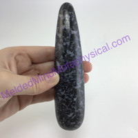 MeldedMind480 Gabbro Massage Therapy Wand 139mm Metaphysical Holisitic Crystal