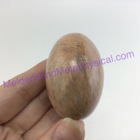 MeldedMind267 Orange Moonstone Palm Stone 55mm Worry Crystal Stone