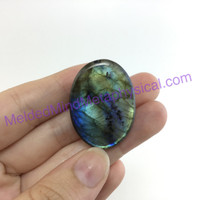 MeldedMind273 Carved Small Labradorite Cabochon 35mm Jewelry Wire Wrapping Holis