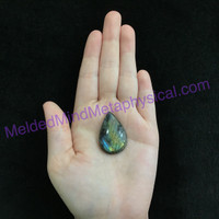 MeldedMind276 Carved Small Labradorite Cabochon 34mm Jewelry Wire Wrapping Holis