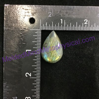 MeldedMind276 Carved Small Labradorite Cabochon 34mm Jewelry Wire Wrapping Holis