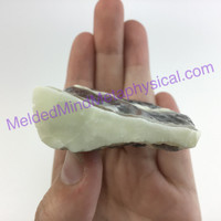 MeldedMind Phantom Banded Zebra Calcite 2.65in Natural Golden Black Crystal 116