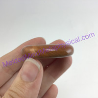 MeldedMind085 Red Jasper Palm Smooth Worry Stone 37mm Holistic Metaphysical