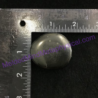 MeldedMind111 Jet Palm Smooth Worry Stone 45mm Holistic Metaphysical