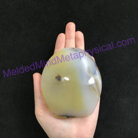 MeldedMind Polished Dendritic Agate 3.72in Natural Inclusions Crystal 148