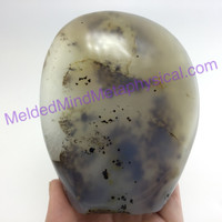 MeldedMind Polished Dendritic Agate 4.34in Natural Inclusions Crystal 150