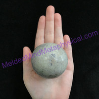 MeldedMind048 Madagascar Polished Dino Bone Sphere 56mm Prehistoric Dinosaur