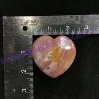 MeldedMind119 Agate Puffed Heart 54mm Metaphysical Healing Crystal