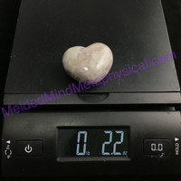 MeldedMind114 Puffed Amethyst Heart 38mm Purple Metaphysical Crystal