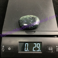 MeldedMind140 Moss Agate Palm Stone 59mm Abundance Metaphysical