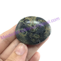 MeldedMind158 Swirly Kambaba Jasper Crocodile Palm Stone 41mm Metaphysical