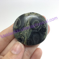 MeldedMind160 Swirly Kambaba Jasper Crocodile Palm Stone 39mm Metaphysical