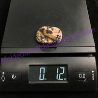 MeldedMind Rhodonite Palm Stone 44mm Smooth Worry Pocket Metaphysical 154