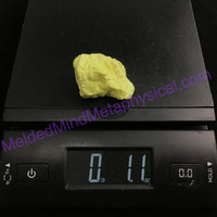 MeldedMind Louisiana Sulphur Sulfur Specimen 36mm Mineral Healing 352