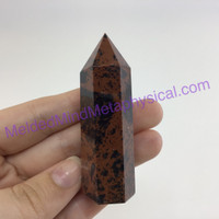 MeldedMind Mahogany Obsidian Obelisk 63mm Freedom From Limitations Metaphysical 