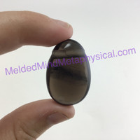 MeldedMind Smoky Quartz Crystal Focal Bead Pendant 29mm Stone of Protection Meta