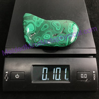 MeldedMind Polished Malachite Specimen Congo 96mm Natural Green Crystal 106