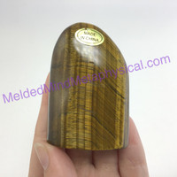 MeldedMind Polished Free Form Golden Tiger's Eye  Specimen 60mm Smooth Worry 075