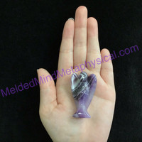 MeldedMind Amethyst Angel 51mm Purple Metaphysical Crystal 612