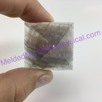 MeldedMind Small Fluorite Pyramid 1.37in 35mm Purple Display Specimen 904