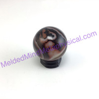 MeldedMind Banded Agate 40mm Metaphysical Healing Crystal 042