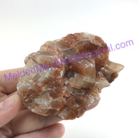 MeldedMind Rough Red Calcite Specimen 2.64in Natural Red Crystal 119