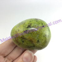 MeldedMind Green African Opal Pistachio Palm Stone 2.42in 61mm Madagascar 470