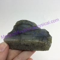 MeldedMind Double Flash Labradorite Specimen 2.48in 63mm One Side Polished 198