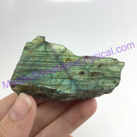 MeldedMind Double Flash Labradorite Specimen 2.59in 66mm One Side Polished 200